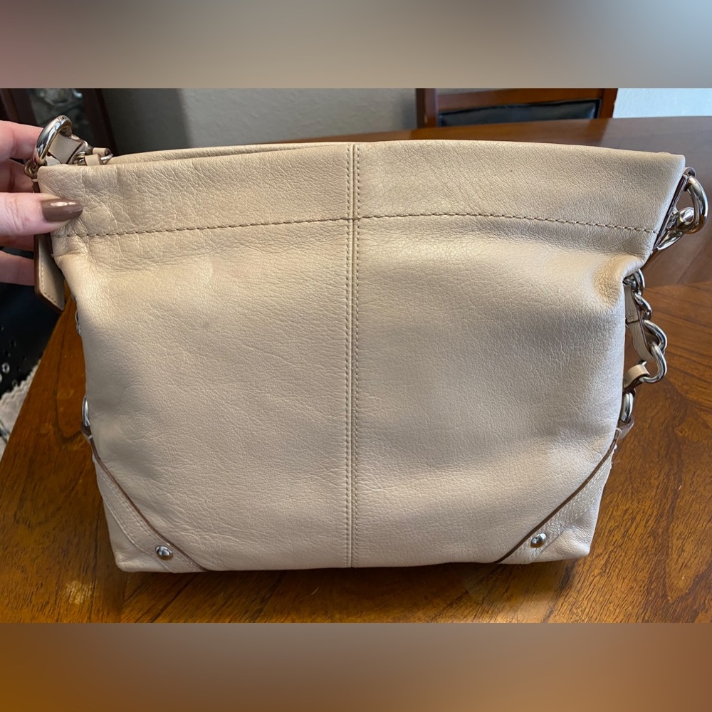 Coach Carly Leather Shoulder Bag